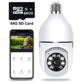 Outdoor WiFi Camera Inside A Light Bulb With Motion Detection