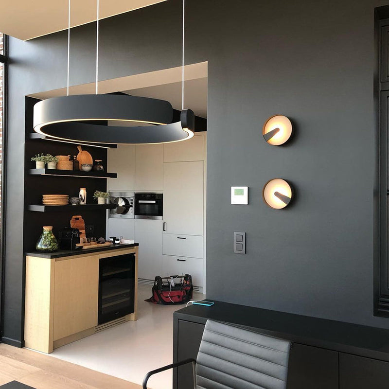 LumaCircle Modern LED Pendant for Living Room and Dining