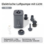 Compact USB Rechargeable Air Pump With 2-In-1 Inflate And Deflate
