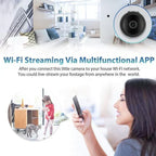 Nextri 1080P Wireless Camera With Magnetic Feature For Home Office Use