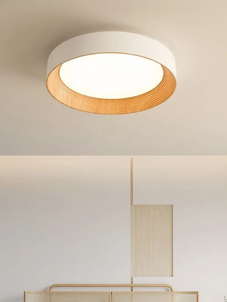 Aurea Lux Modern Ceiling Light With Acrylic Shade For Bright Interiors