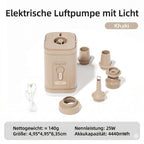 Compact USB Rechargeable Air Pump With 2-In-1 Inflate And Deflate