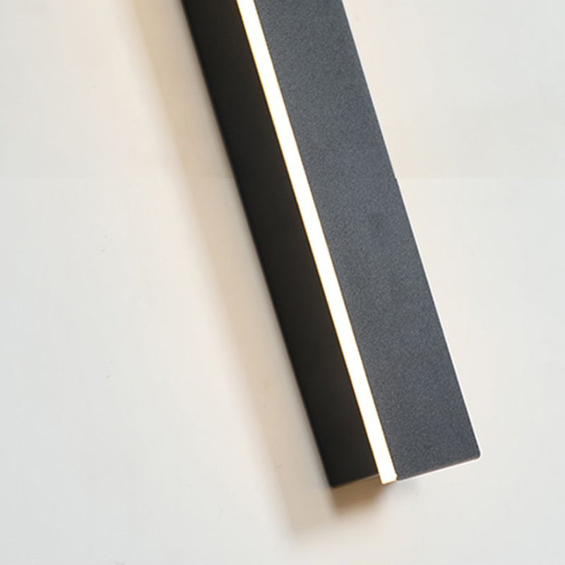 Nyx Black LED Finish Edition Linear Wall Light Outdoor