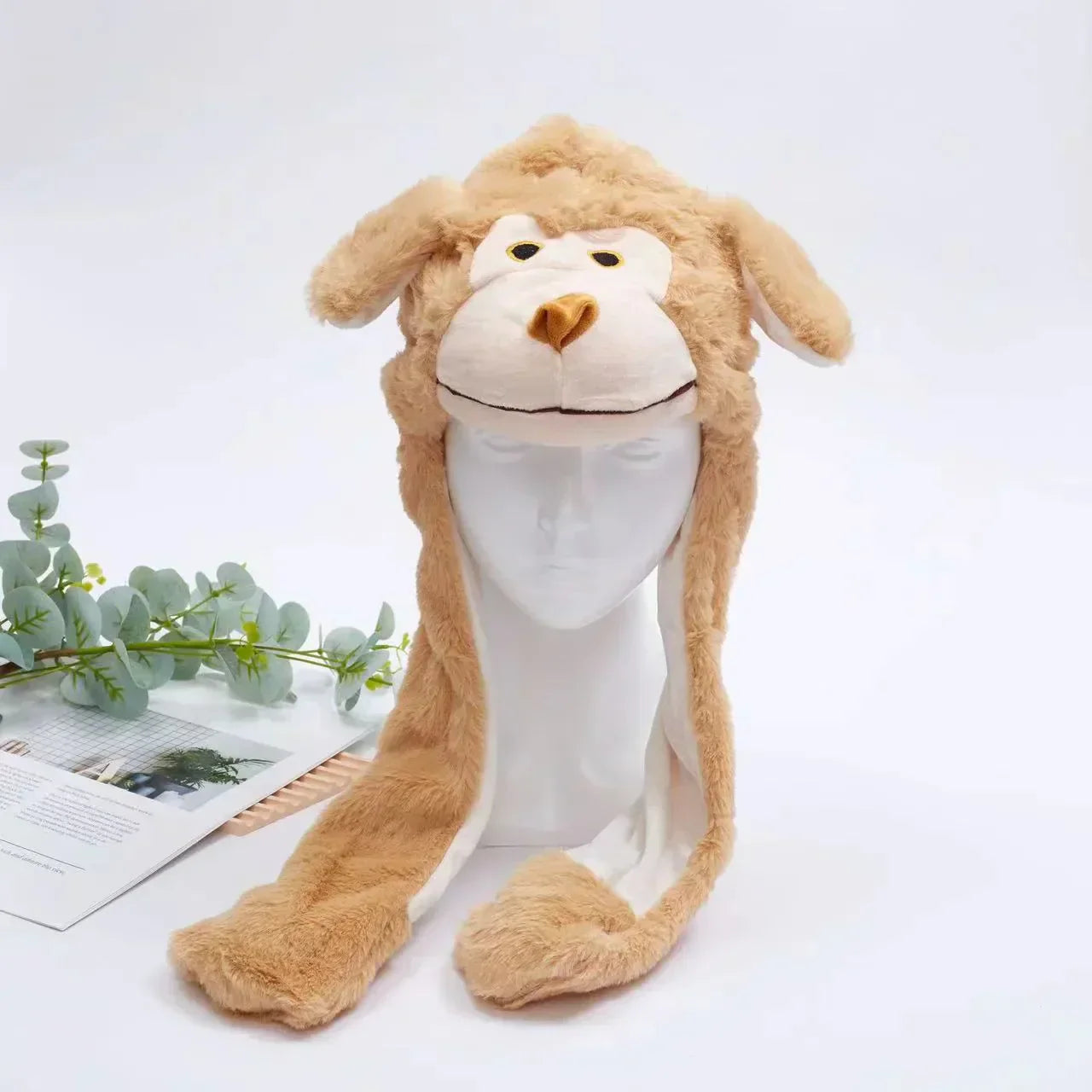 Funny hat with wobbly ears