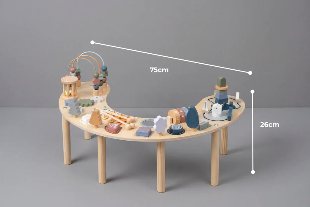 Premium Crescent Moon Multi-Activity Table