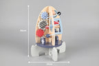 Wooden Space Rocket Baby Activity Center