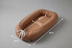 Soothing Cotton Baby Nest for Crib Transition