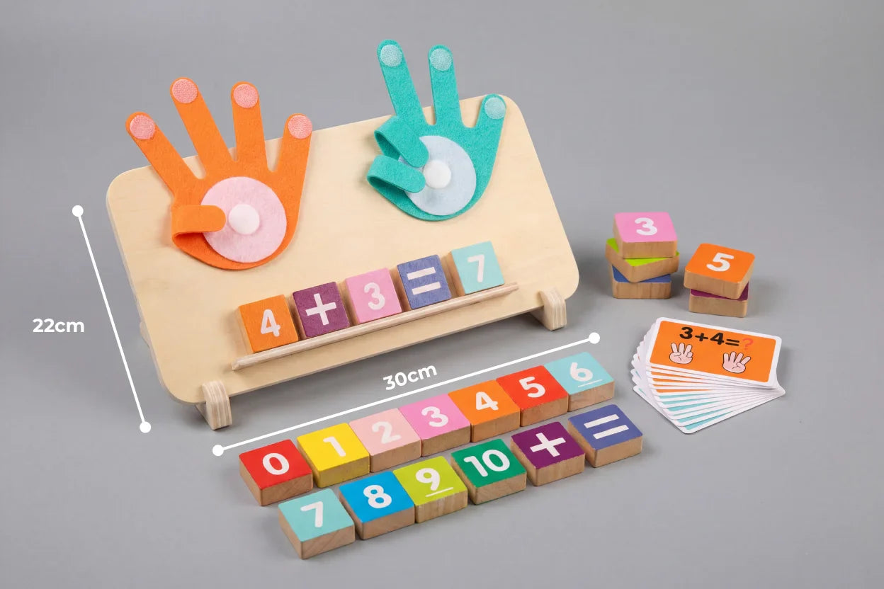 Montessori Wooden Baby and Toddler Math Board