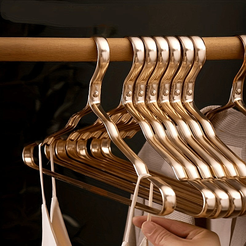 Cintres en laiton Marcel pour armoire, ensemble premium de cintres durables pour la garde-robe quotidienne