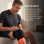 KneeRevive Pro Fascia per Terapia a Luce Rossa – Supporto per Ginocchio 660nm e 850nm
