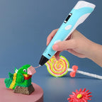 Børne 3D-prægepen med 20 farver og 100 meter filament