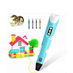 Børne 3D-prægepen med 20 farver og 100 meter filament