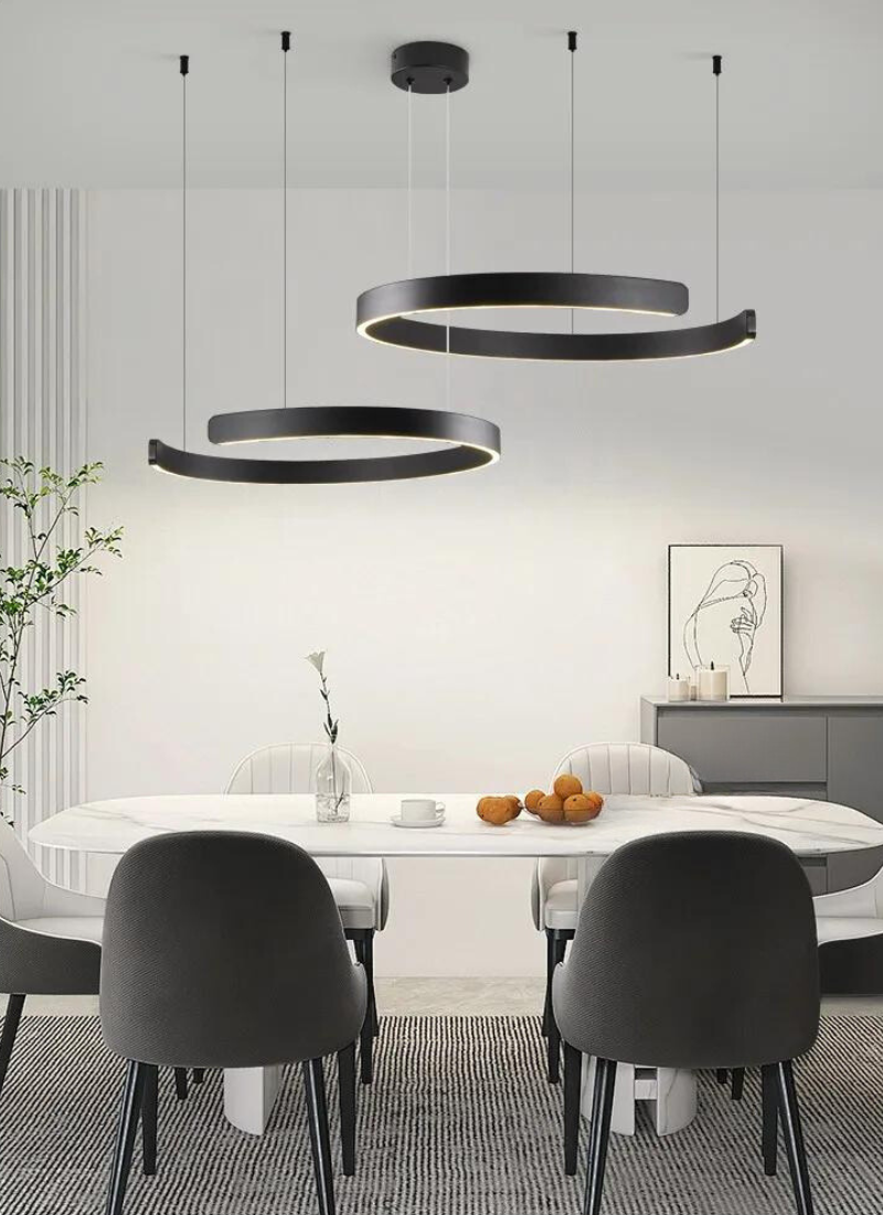 AerisGlow Modern Round LED Ceiling Chandelier For Living Room