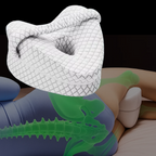 ErgoEase Memory Foam Knee Pillow For Side Sleepers