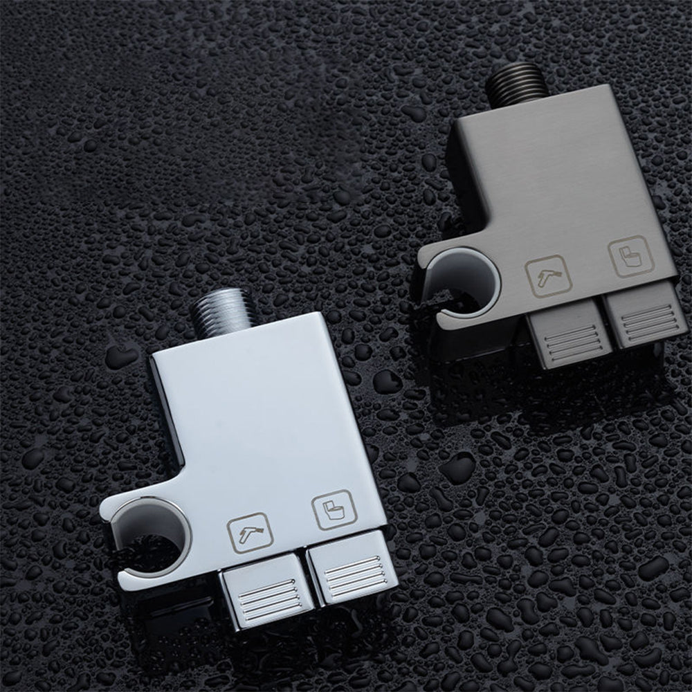 AquaKey Pulverizador de Bidé Manual Ajustável com Controlo Estilo Piano para Sanita