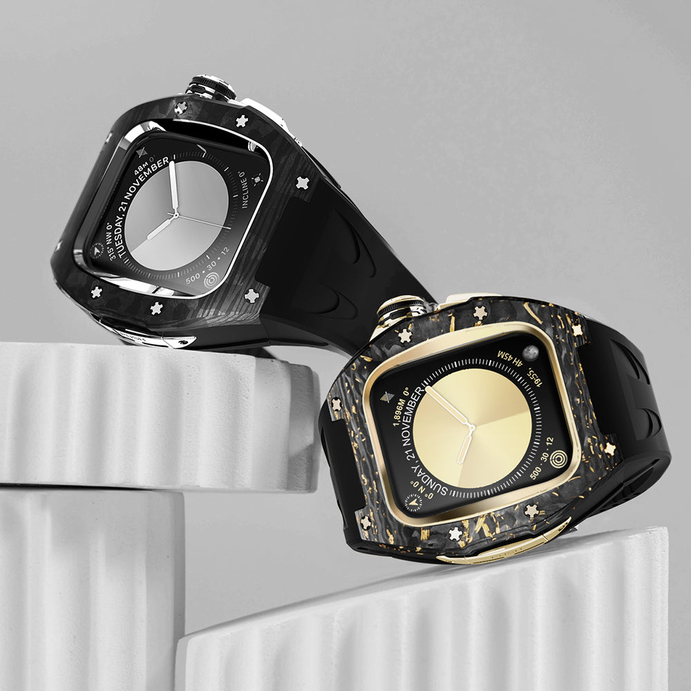NovaCarb S10 Carbon Fiber And Titanium Apple Watch Retrofit Kit