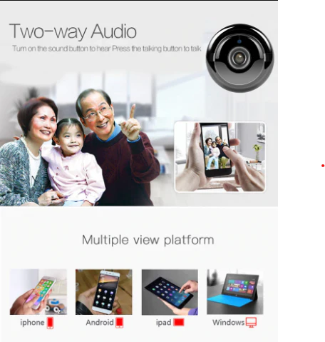 Kamera bezpieczeństwa WiFi z noktowizorem NovaGuard EchoCam 1080P
