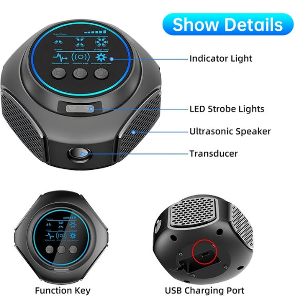 Arava No Chemicals Plug-In Ultrasonic Spider Repeller For Homes