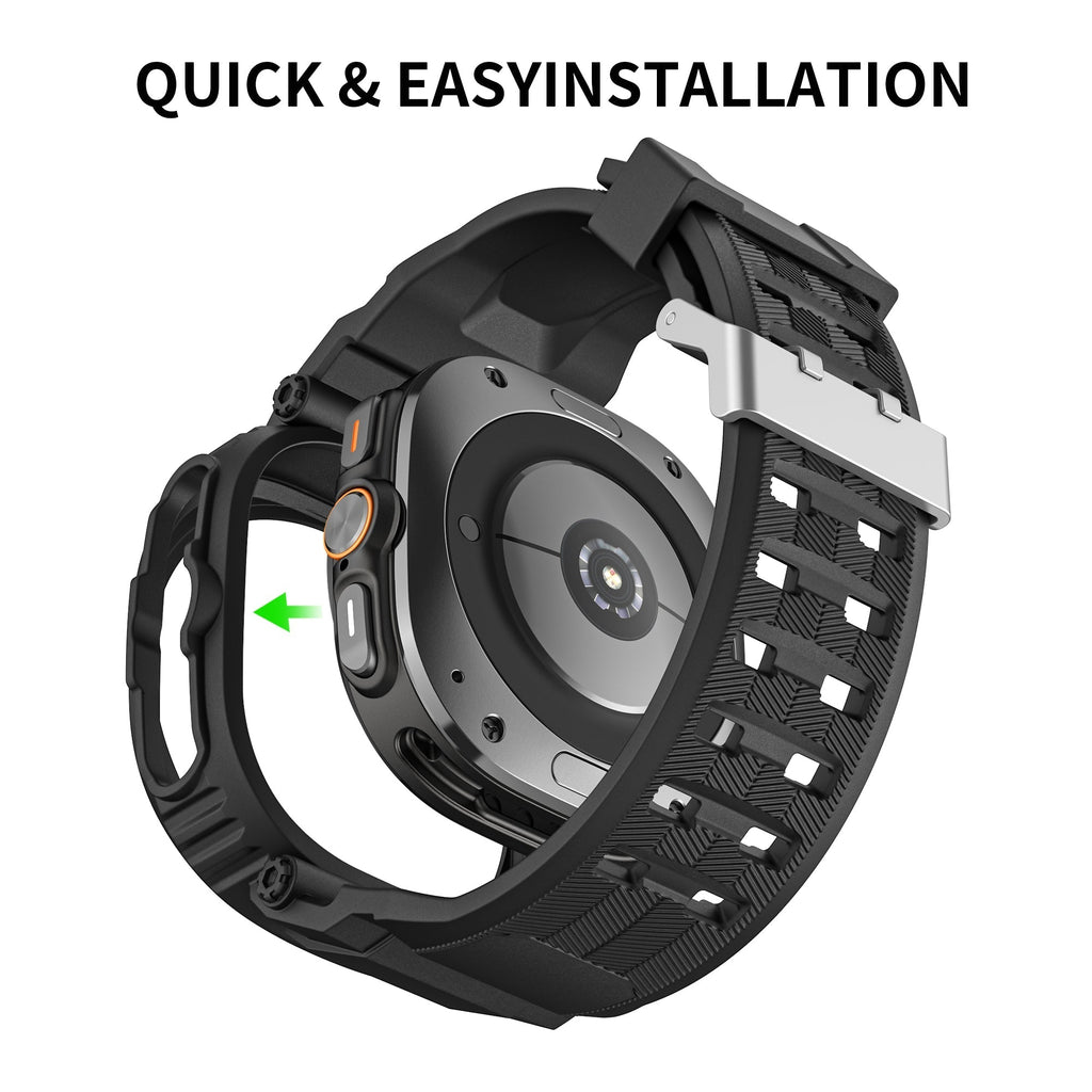 FlexTone Sport TPU Band With Case For Samsung Galaxy Watch Ultra 47mm
