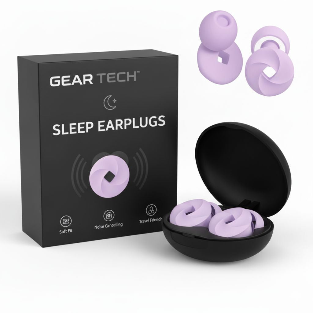 SlumberNest Ear Plugs Sleep For All Night Comfort 33 dB Noise Reduction