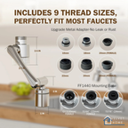Smart Filtration Faucet For Tap Water Everyday Use