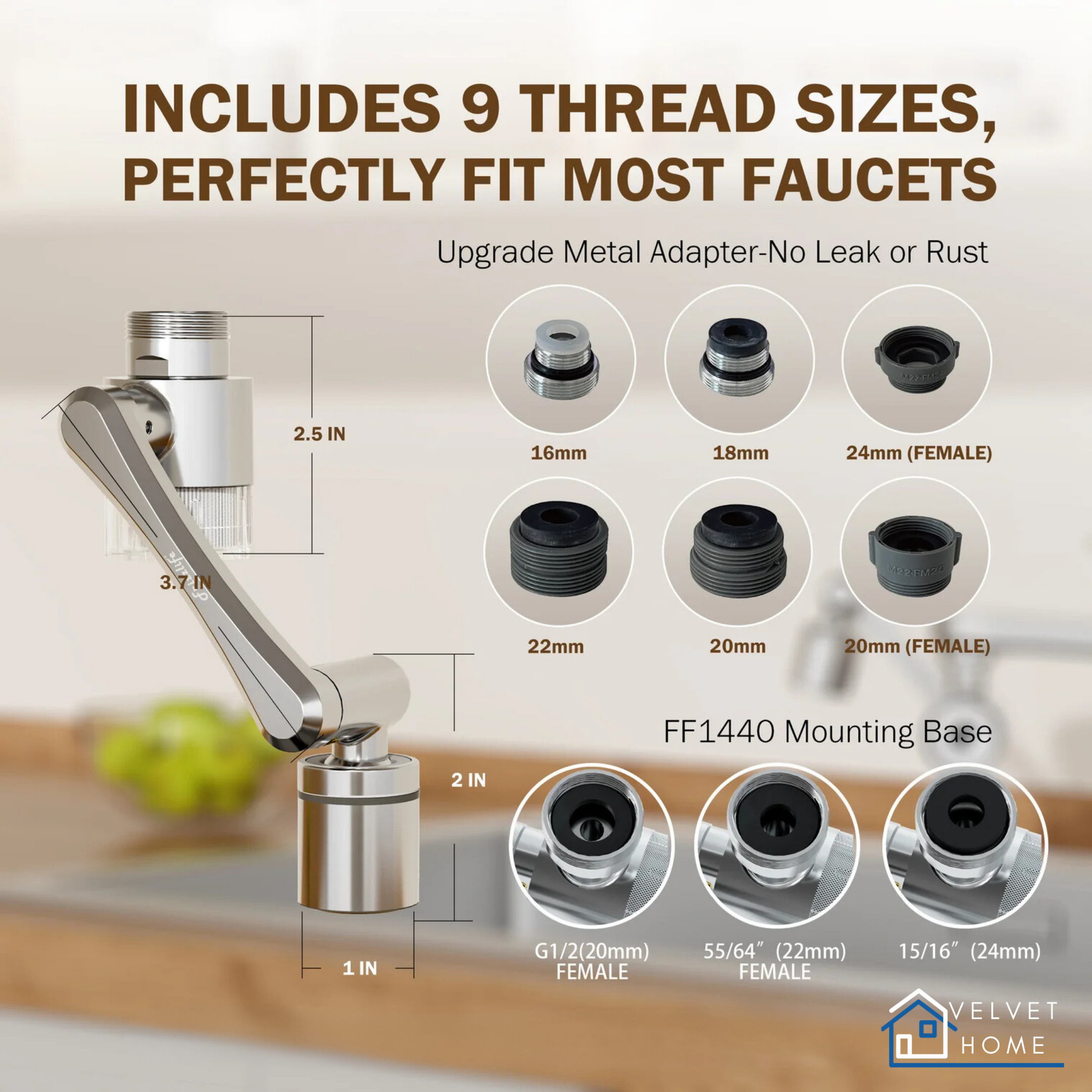 Smart Filtration Faucet For Tap Water Everyday Use