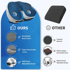 Cuscino in Memory Foam con Comfort per Ossa Ischiatiche per Supporto Lombare