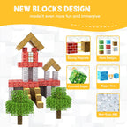 Set Blok Magnetik STEM Untuk Kanak-Kanak Kit Pembelajaran Kreatif