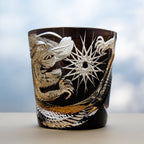 Takumi Soaring Dragon Szklanka do whisky, ręcznie wykonana, w drewnianym pudełku