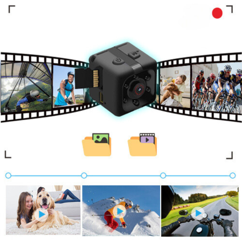 Caméra de sécurité LumosGuard Mini Vision Nocturne 1080P