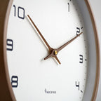 Kivara Wall Clock With Nordic Minimal Design In Light Natural Wood For Home And Office