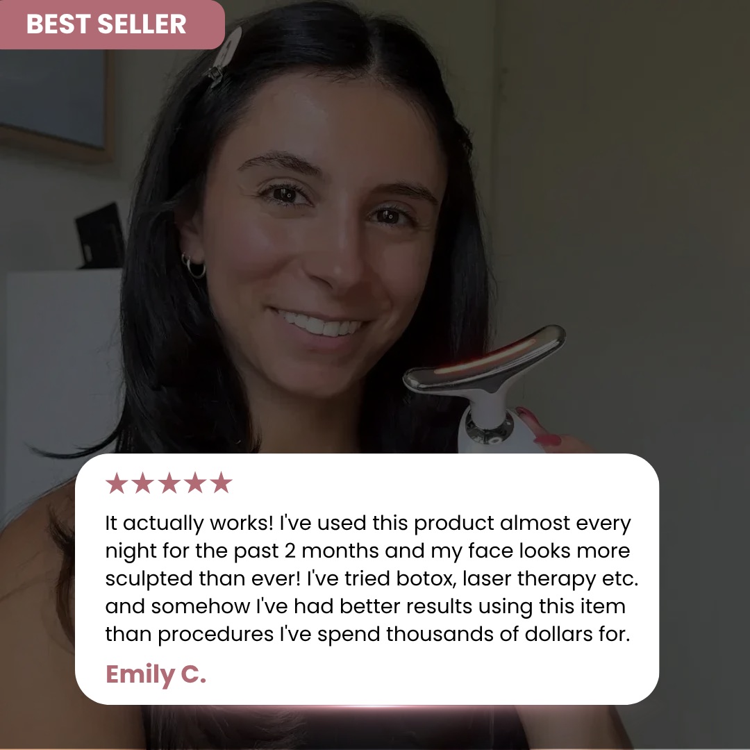 SculptGlow 7-in-1 LED Face Sculptor | Rejuvenate, Firm & Brighten Your Skin at Hom