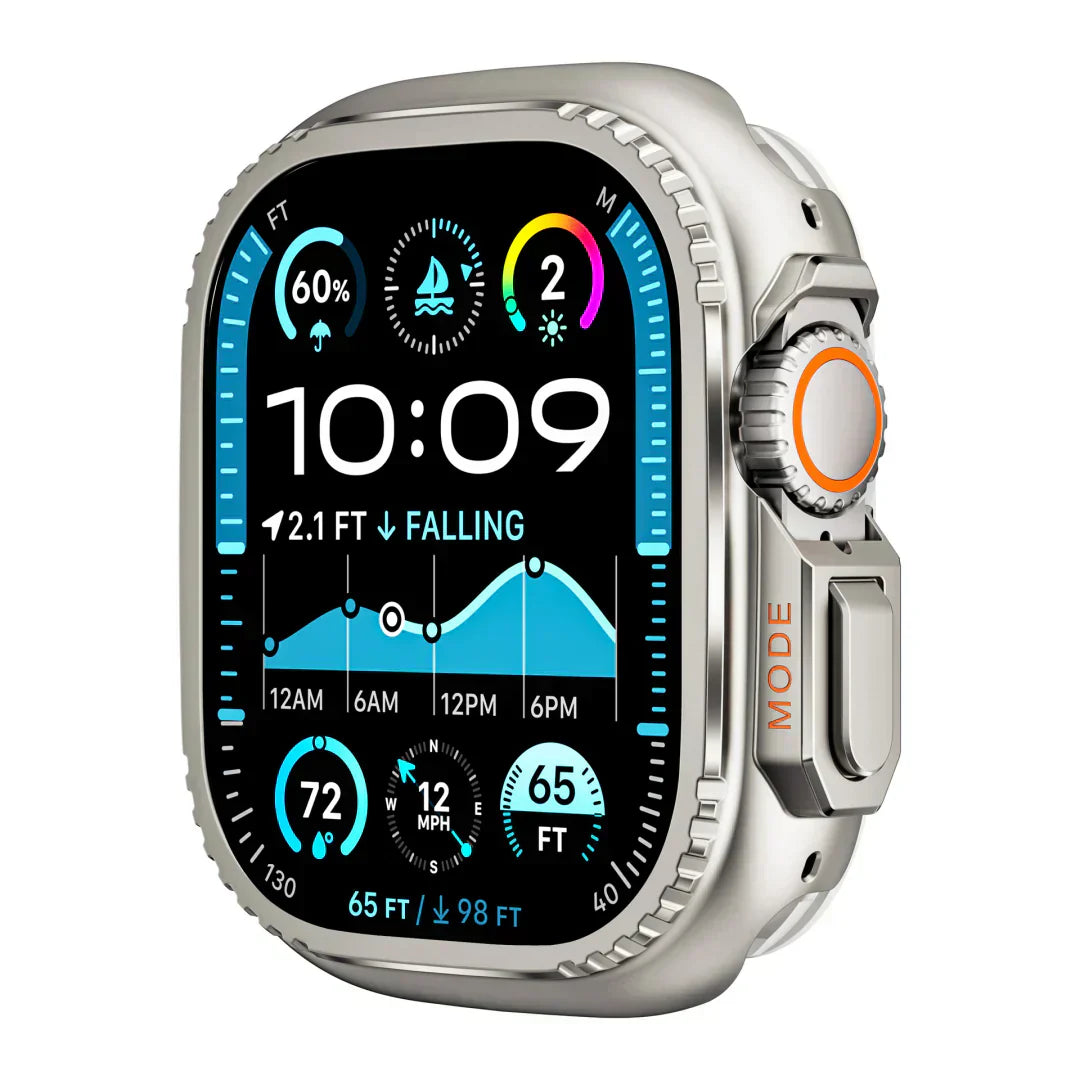 AeroGuard skyddande aluminiumfodral för Apple Watch, hållbart