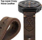 Ardentora Leather Band With Vintage Look For Samsung Watch Ultra