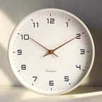 Kivara Wall Clock With Nordic Minimal Design In Light Natural Wood For Home And Office