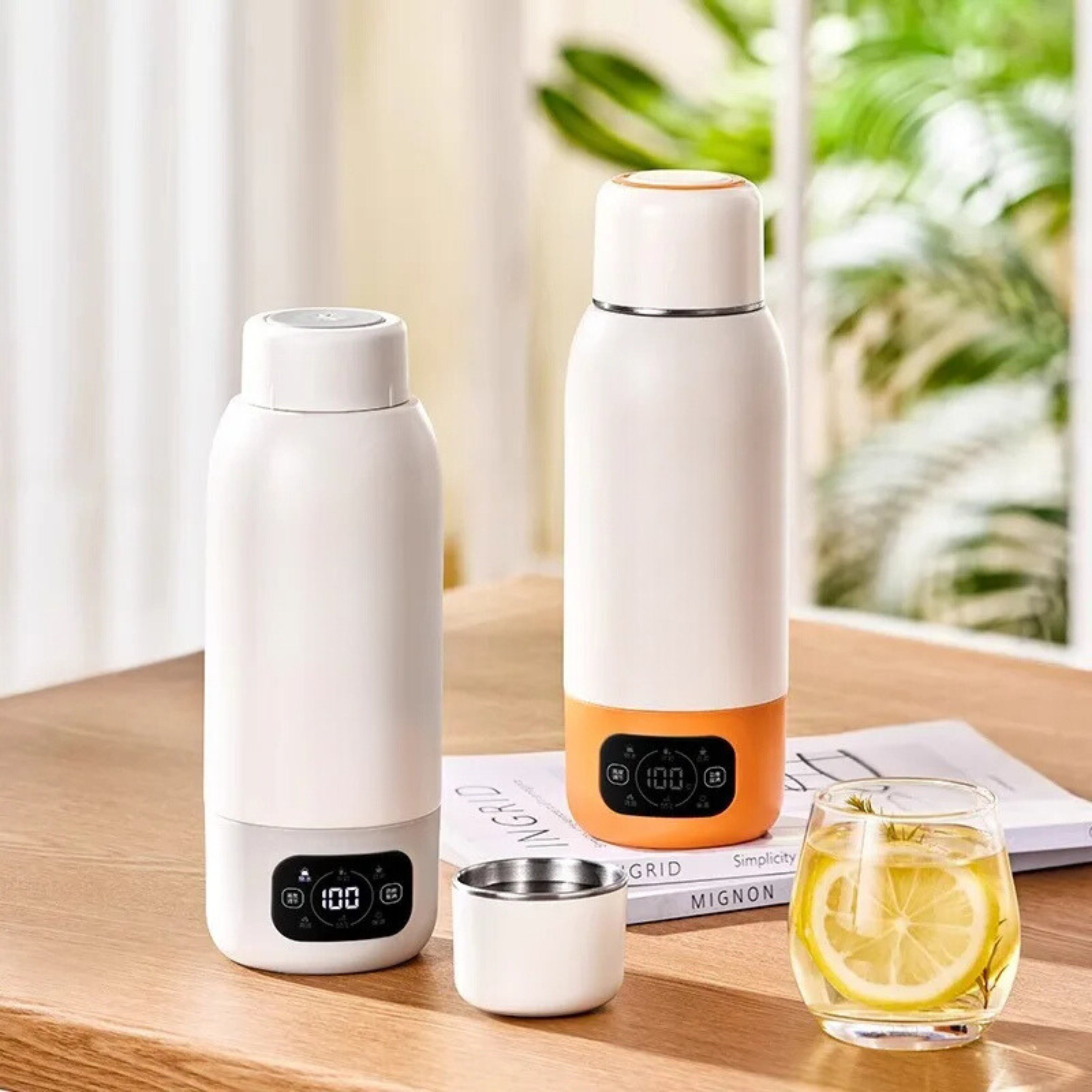 Portable Smart Heating Bottle for Clean Hot Water and On-the-Go Brewing
