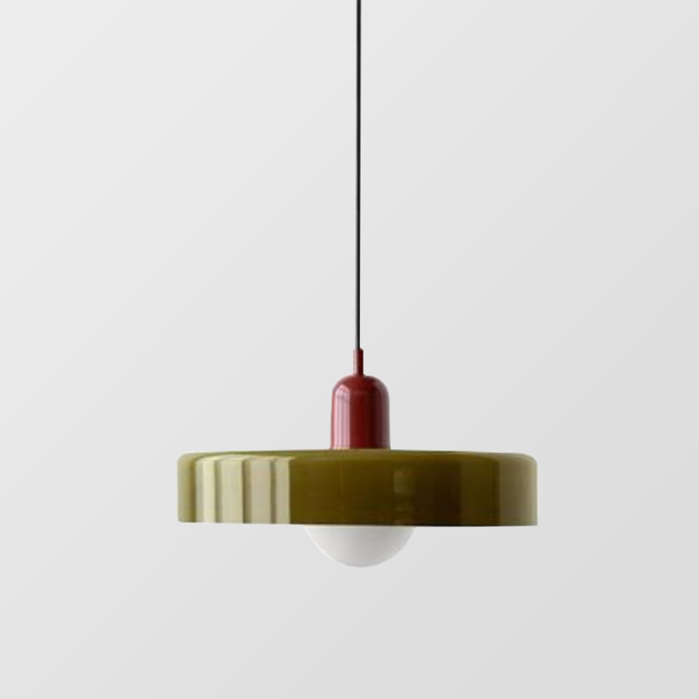 Bauhaus Aurelo Colored Glass Pendant Light For Dining Rooms