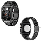 Avelon příslušenství pro Apple Watch s nerezovým pouzdrem a ocelovým páskem