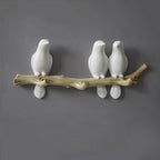 Liora Birds On Branch Resin Wall Coat Hook Decor Accent