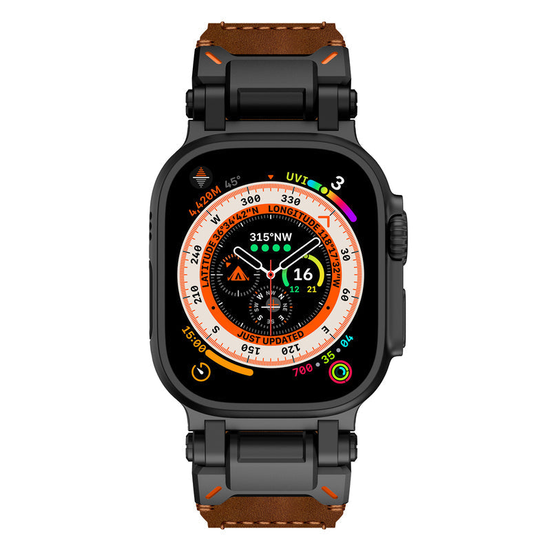 Skórzany pasek Nomad w wykończeniu Crazy Horse do Apple Watch