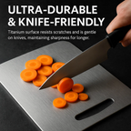 Alera Titanium Cutting Board With Nonporous Surface For Everyday Kitchen Use
