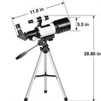 Moonwatcher 150x Zoom draagbare telescoop op statief