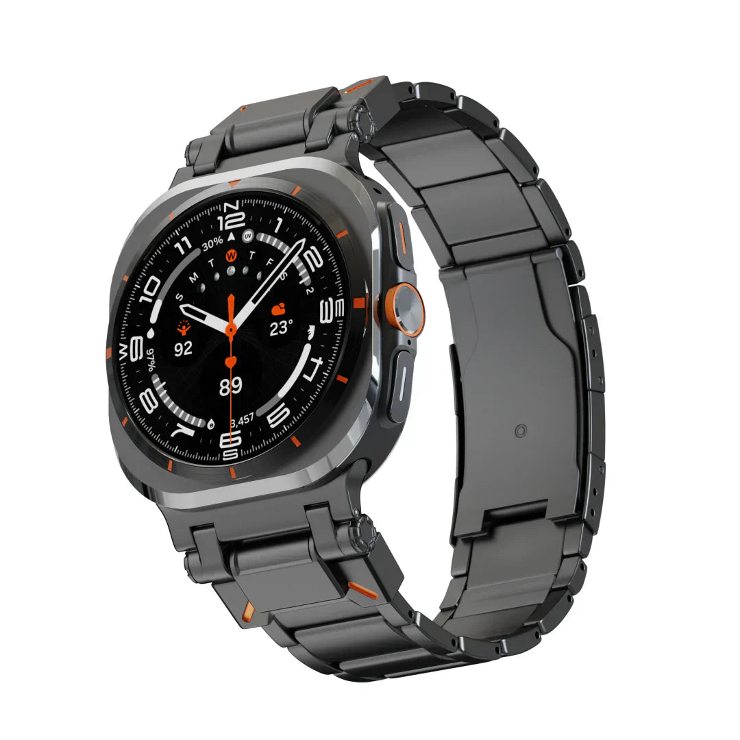 Tali Titanium Oleh Voyager Untuk Samsung Galaxy Watch Ultra