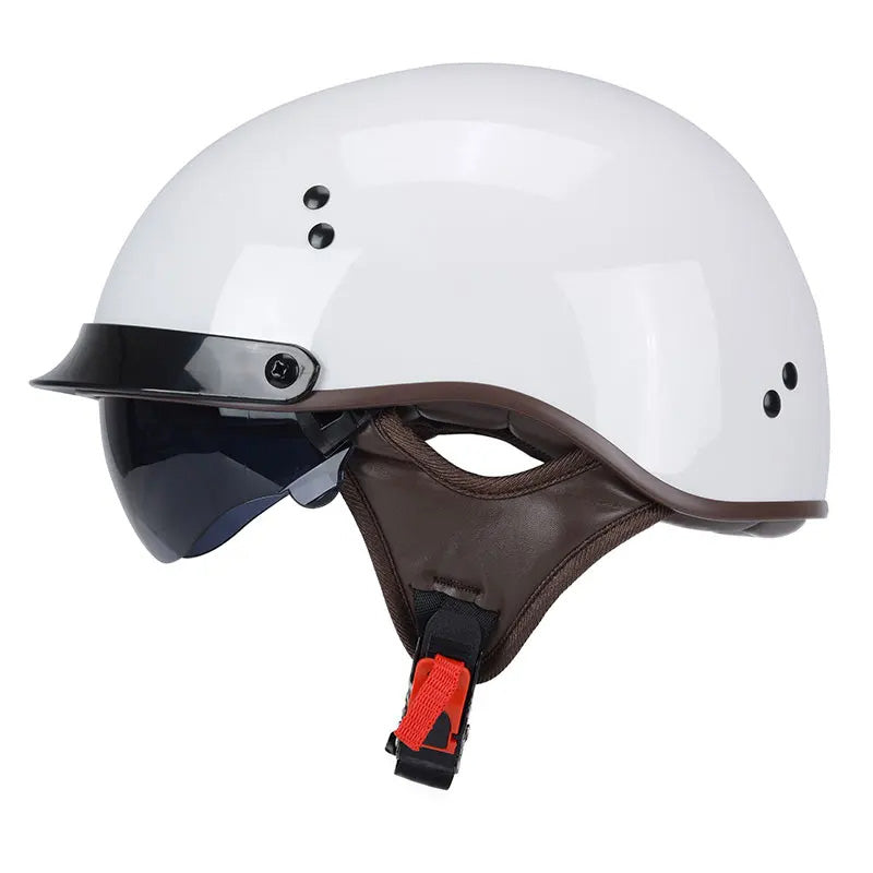 AeroShield Street Riding Helmet With Sunglasses Style UV Visor DOT Approved