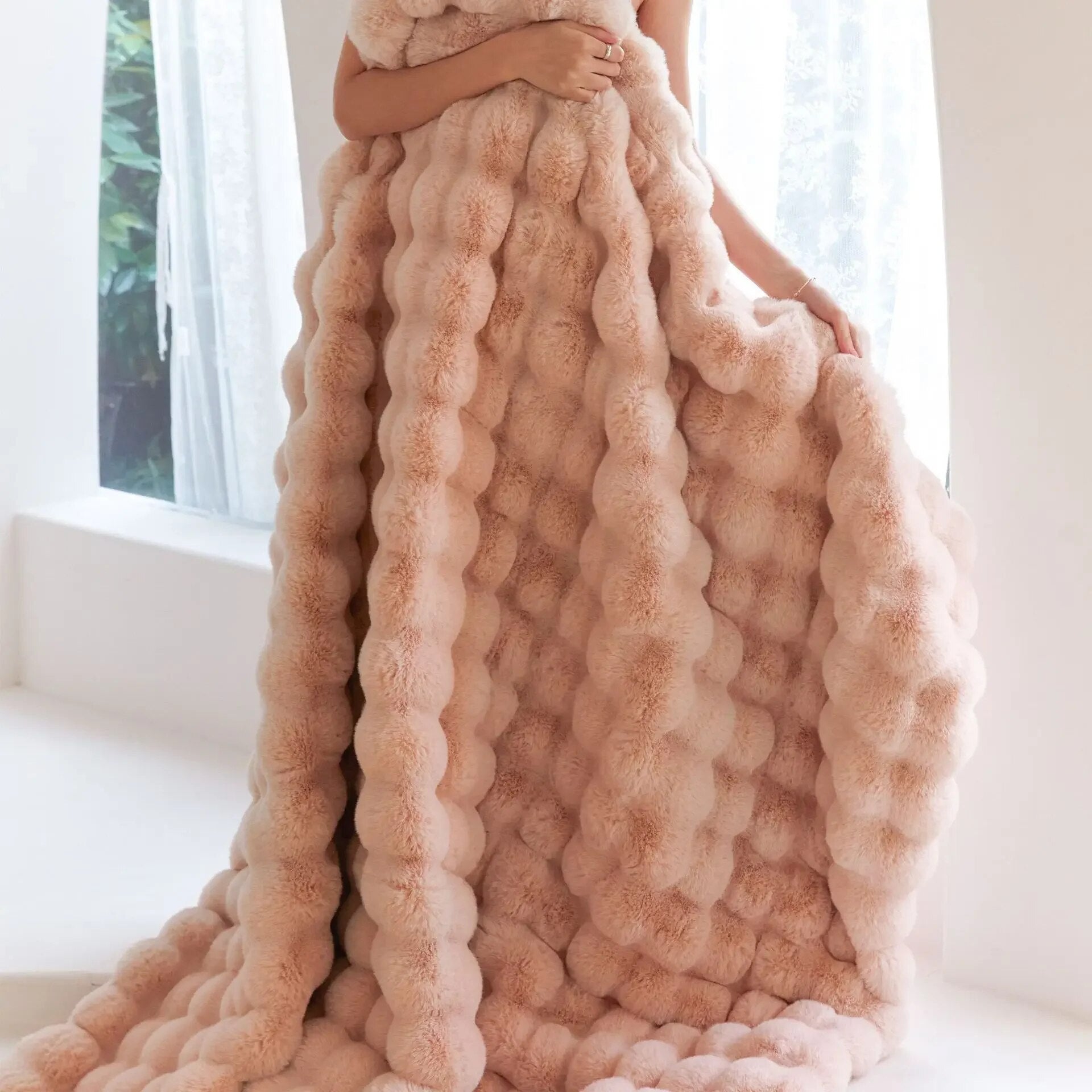 GlacierWeave Ultra Soft Wool Throw For Cold Nights