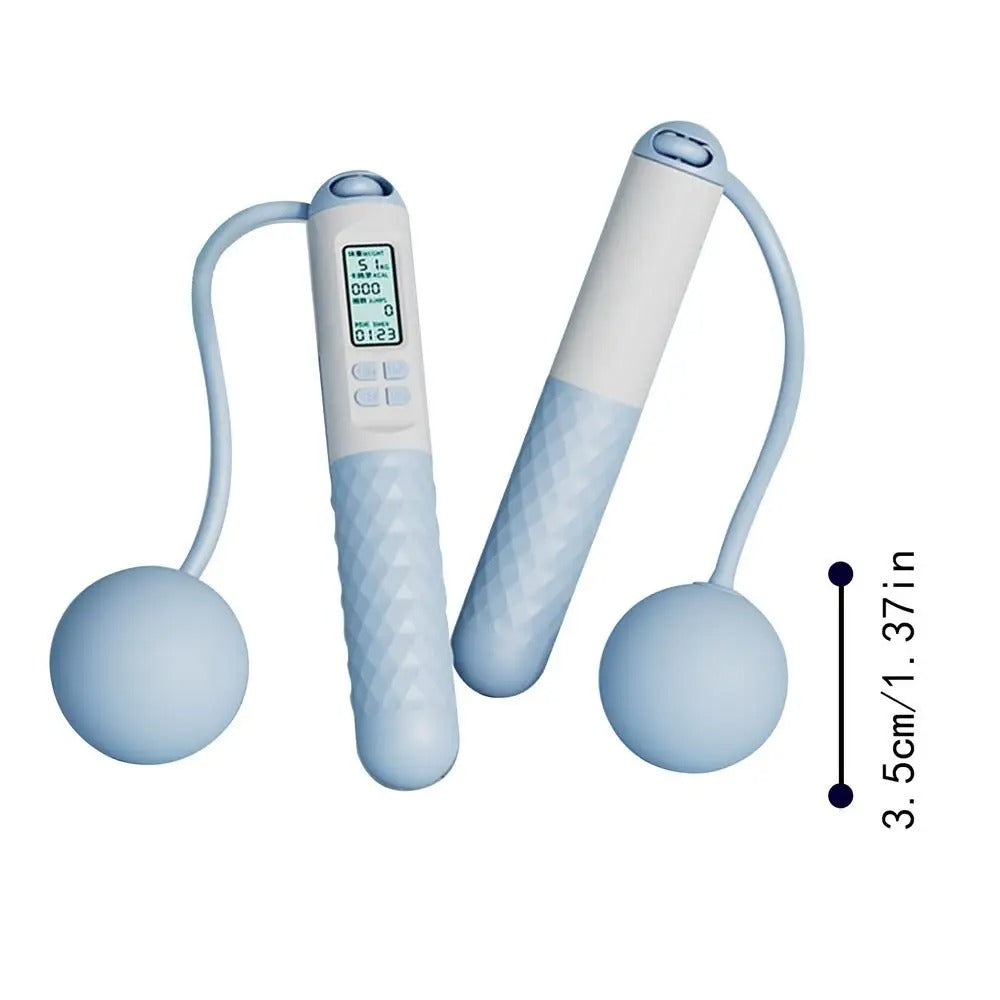 AeroFlex Weighted Wireless Jump Rope With Digital Counter