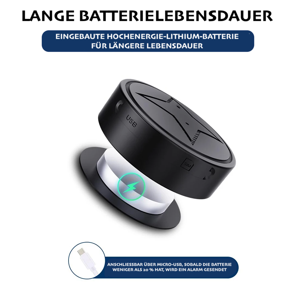 VantaTrace PulseTrack Rastreador GPS Magnético para Vehículos con Monitoreo y Protección contra Robo