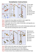 Nyra Dual Mixer Shower System With Handheld Rain Spray