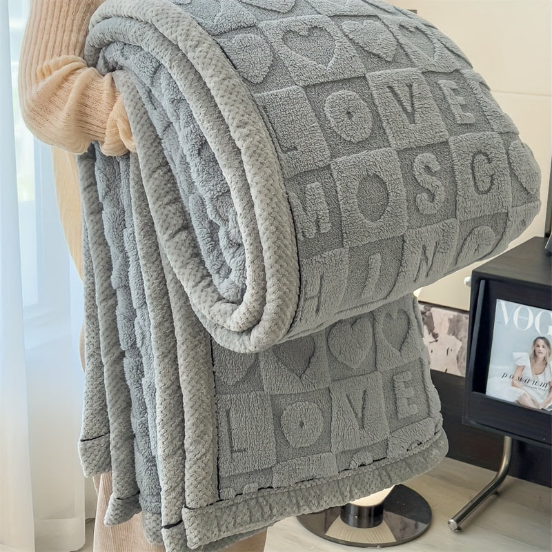 SnugLoom Cozy Fleece Blanket For Warmth And Home Comfort