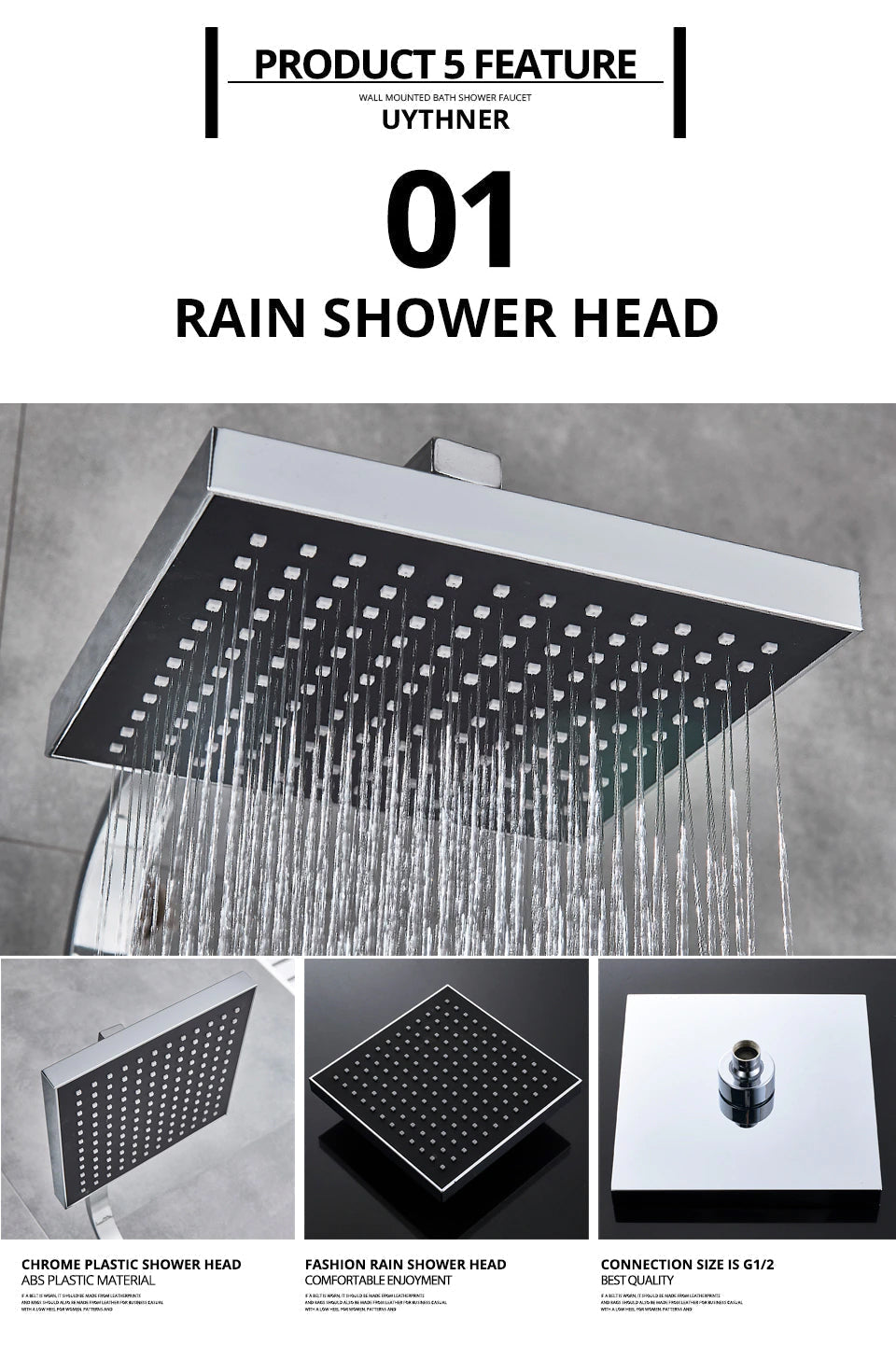 Nyra Dual Mixer Shower System With Handheld Rain Spray